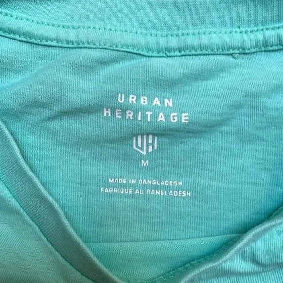 Urban Heritage Turquoise Tee - Size: M - Picture 4 of 5